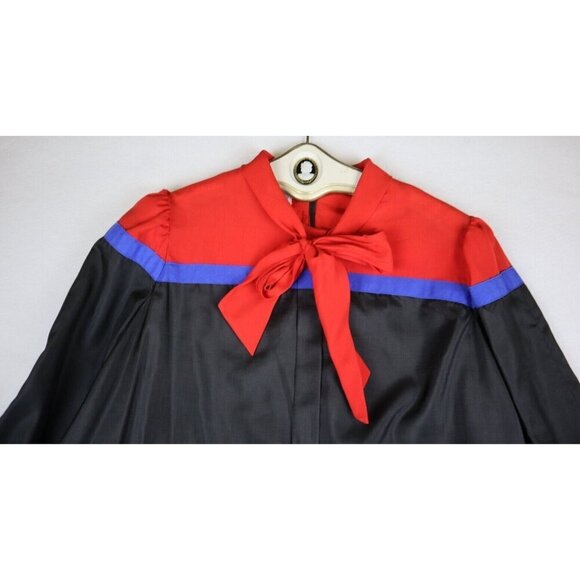 VINTAGE WOMEN'S BLACK & RED SHIFT DRESS - AMY ADAMS - SIZE 20A - Picture 3 of 5